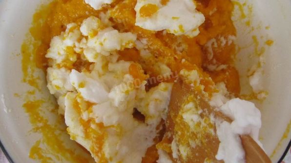 пудинг тыквенный на основе яиц