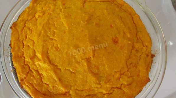 пудинг тыквенный на основе яиц