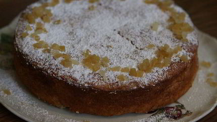 Рисовый пудинг с миндалем и кедровыми орешками