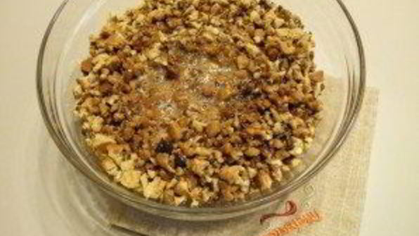 шоколадная колбаса из печенья