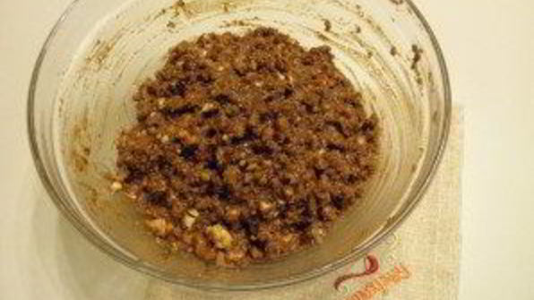 шоколадная колбаса из печенья