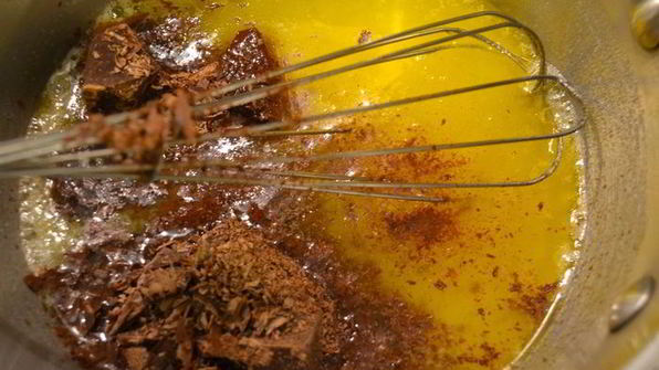 шоколадный пудинг