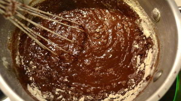 шоколадный пудинг