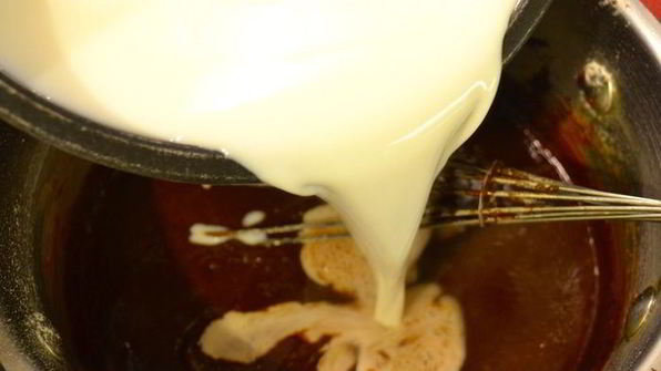 шоколадный пудинг