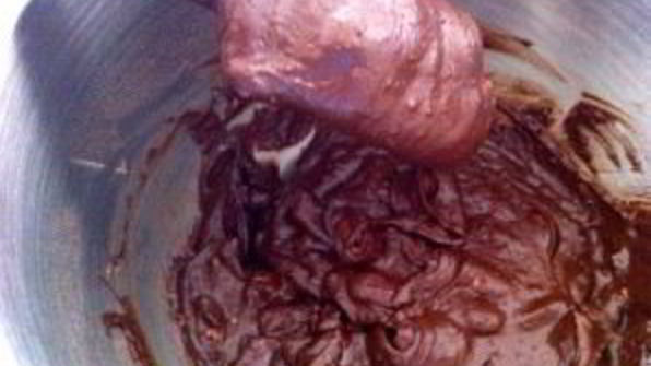 шоколадные колбаски из печенья