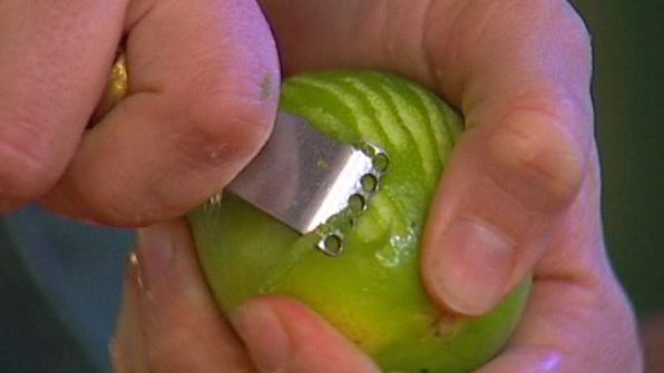 сливочное желе с ежевикой