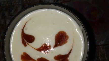 Сметанно-клубничное желе