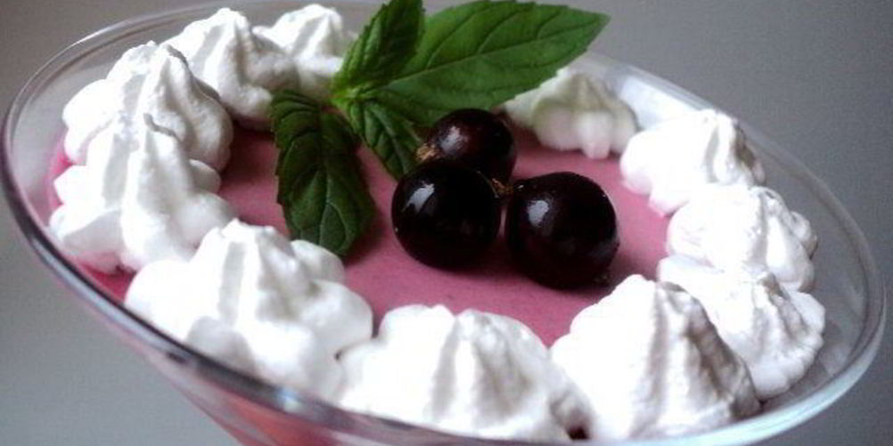 Рецепт черносмородинового суфле