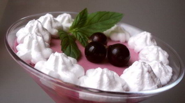 черносмородиновое суфле