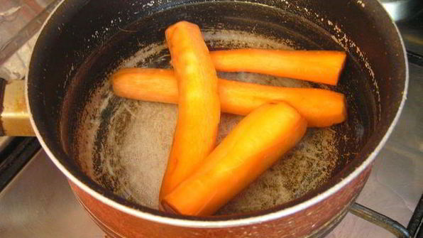 корзиночки с морковным суфле, вешенками и тыквенными семечками