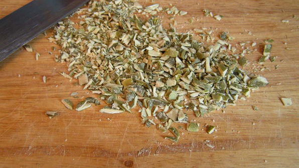 корзиночки с морковным суфле, вешенками и тыквенными семечками