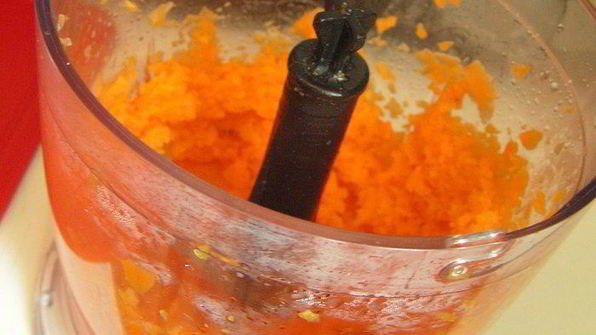 корзиночки с морковным суфле, вешенками и тыквенными семечками