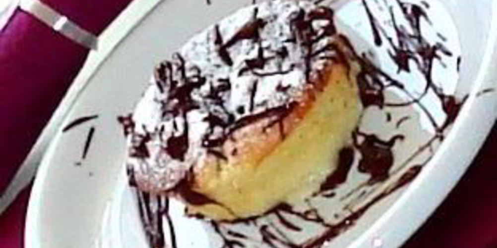 Рецепт марципанового суфле с шоколадом