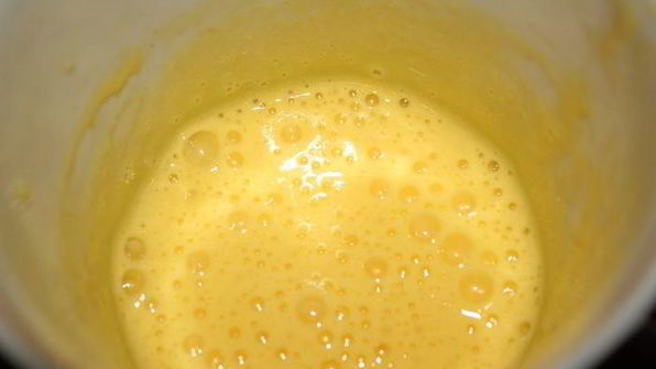 мясное суфле с персиками