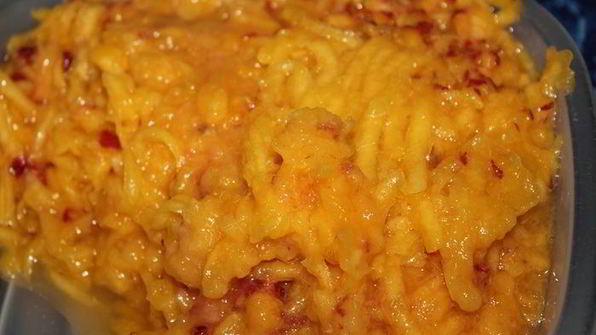 мясное суфле с персиками