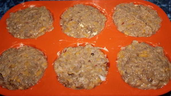 мясное суфле с персиками