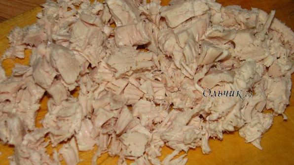 нежное овощное суфле с курицей и сыром