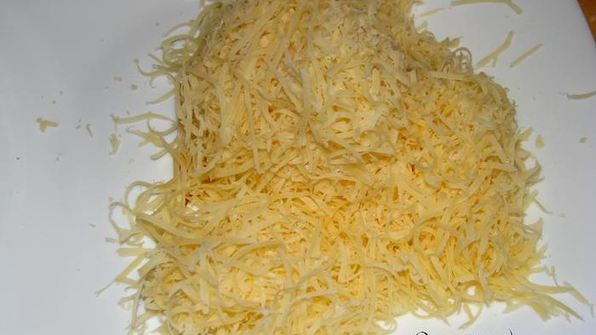 нежное овощное суфле с курицей и сыром