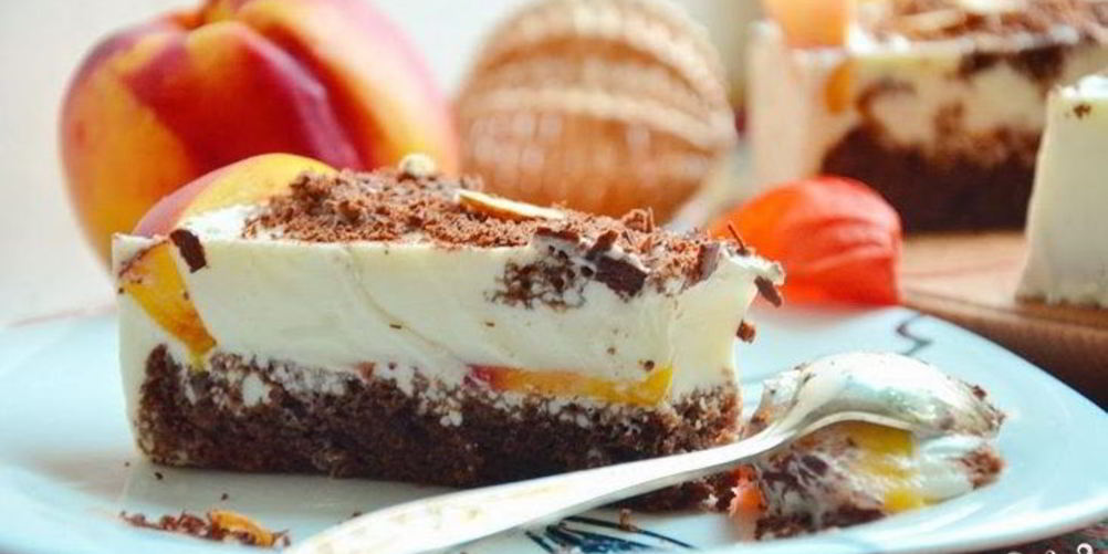 Рецепт персикового торта-суфле