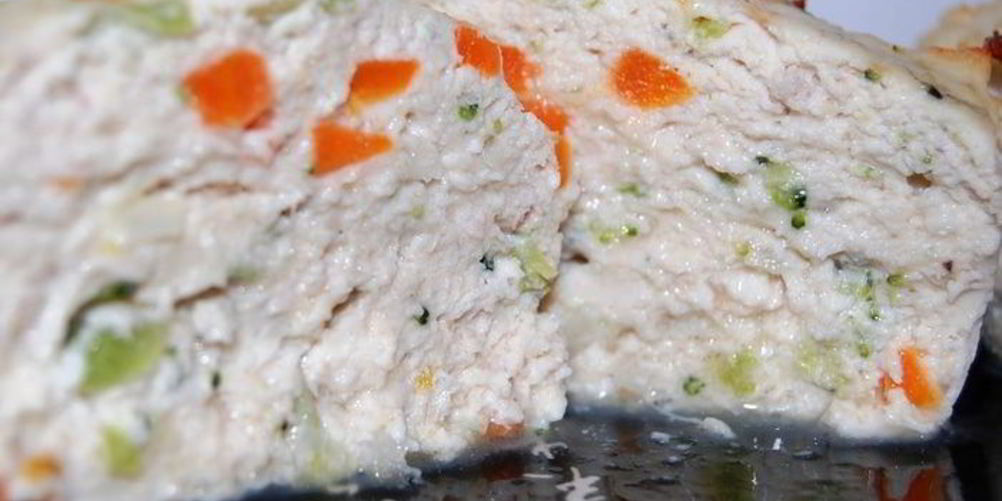 Рецепт суфле из индейки с овощами