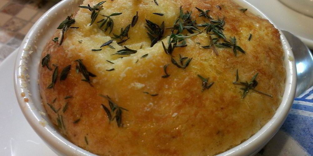 Рецепт суфле из козьего сыра с тимьяном