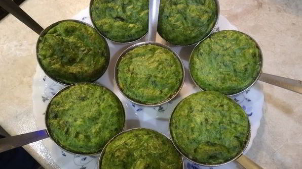 суфле из шпината и моркови