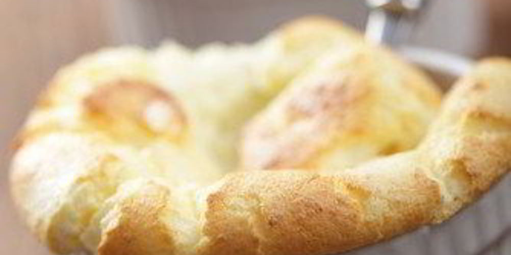 Рецепт суфле из спаржи и козьего сыра