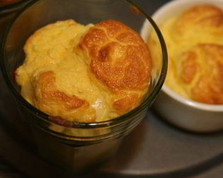 Суфле из сыра пеше миньон с мускатным орехом