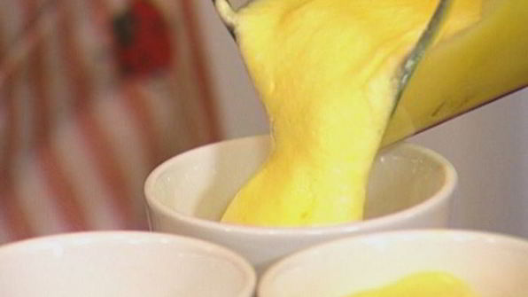 суфле из сыра пеше миньон с мускатным орехом