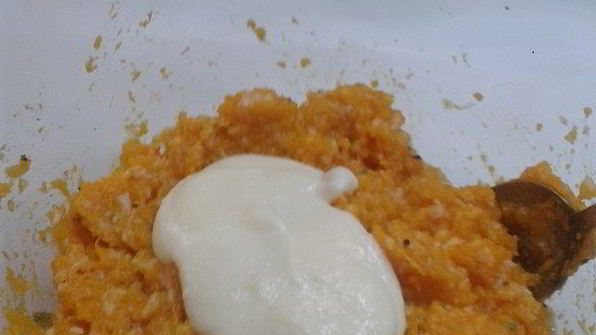 суфле из тыквы с креветками