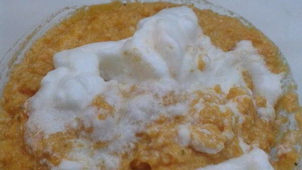 суфле из тыквы с креветками