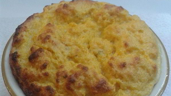 суфле из тыквы с креветками