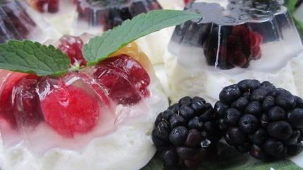 Суфле Ягодно-сливочные тучки