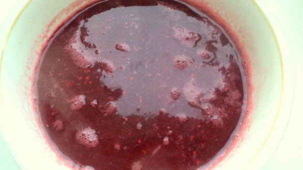 торт-суфле с малиной