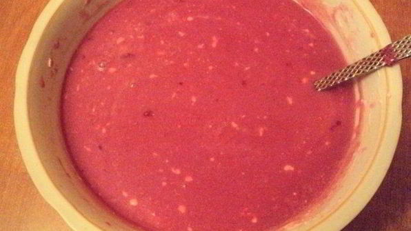 торт-суфле с малиной