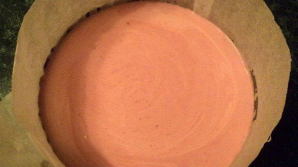 торт-суфле с малиной