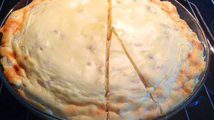 Творожное суфле с бананом