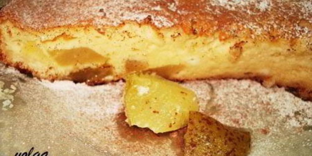 Рецепт творожного суфле с грушами