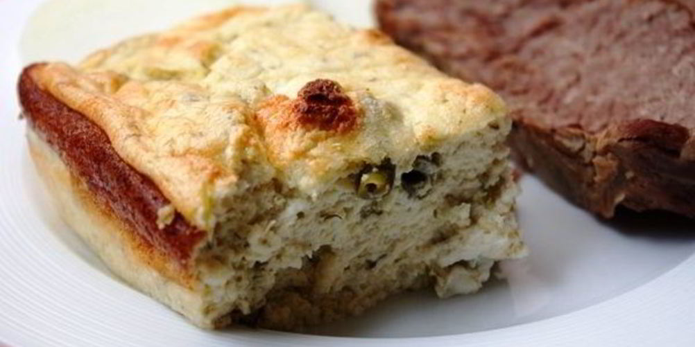 Рецепт творожного суфле с зеленой фасолью