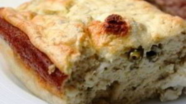 творожное суфле с зеленой фасолью