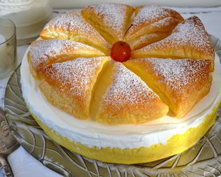 Яблочный торт-суфле