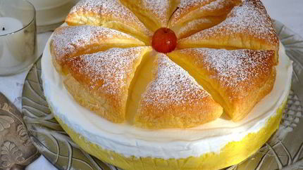 Яблочный торт-суфле