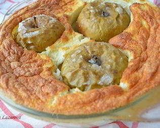Яблоки в манном суфле