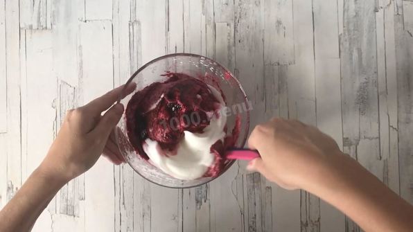 запеченное суфле из жимолости