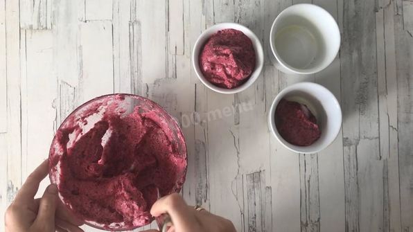 запеченное суфле из жимолости