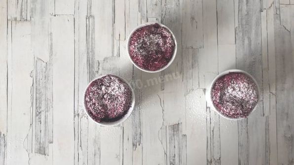 запеченное суфле из жимолости