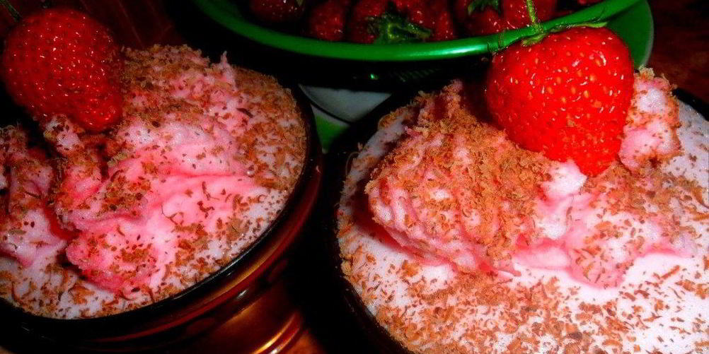 Рецепт желе с клубничным суфле