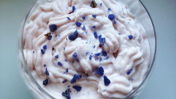 фиалковое тирамису без сырых яиц