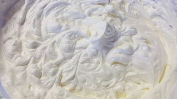 фиалковое тирамису без сырых яиц