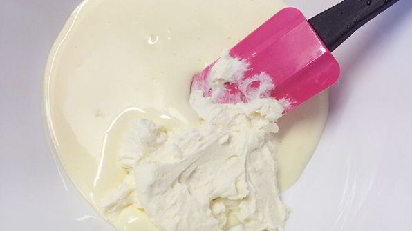 фиалковое тирамису без сырых яиц